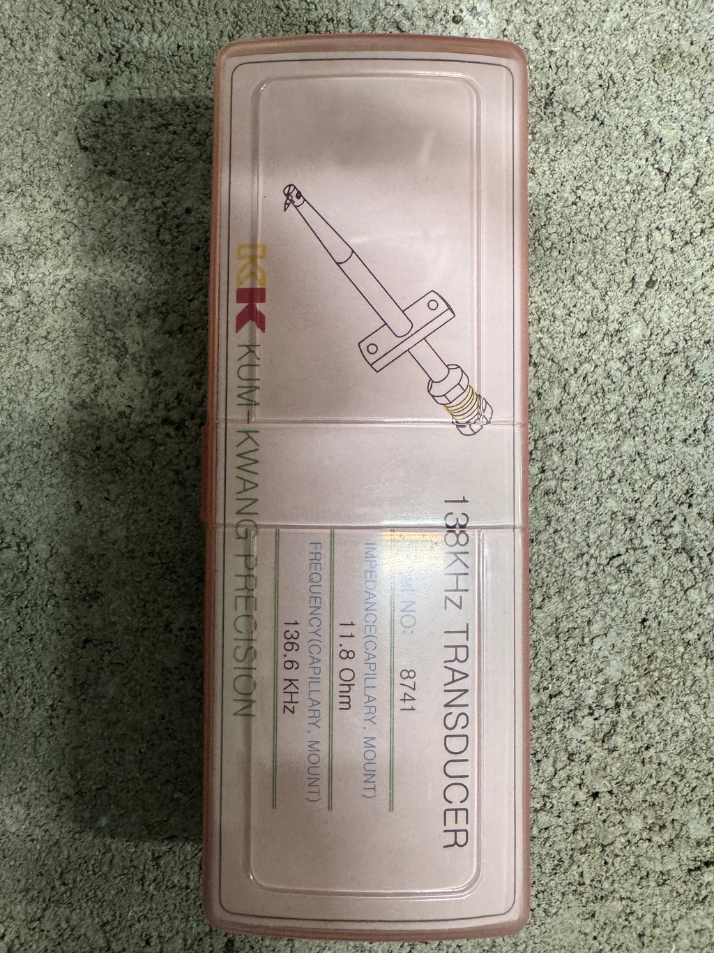 KUM-KWANG PRECISION 138kHz TRANSDUCER