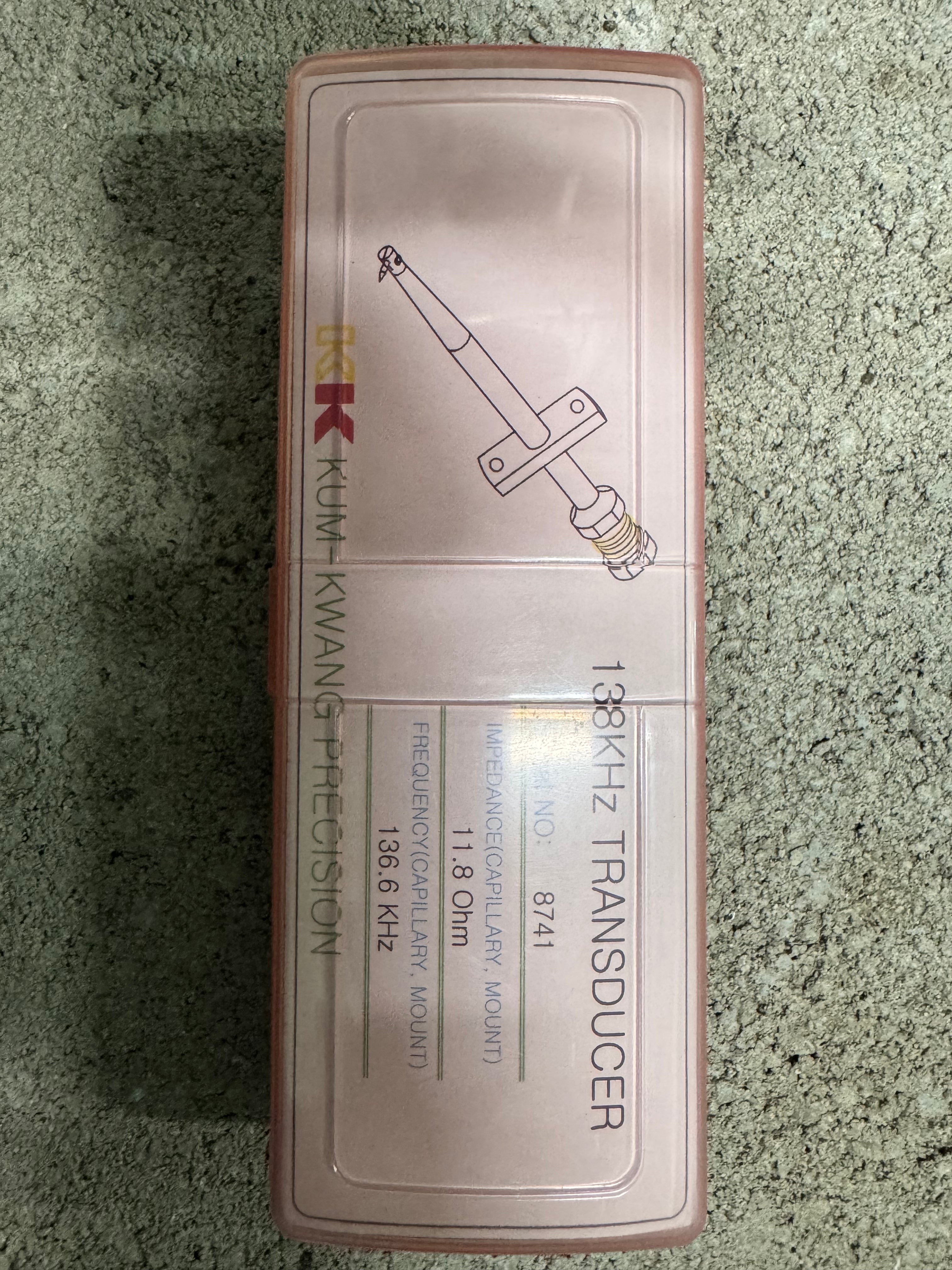 KUM-KWANG PRECISION 138kHz TRANSDUCER