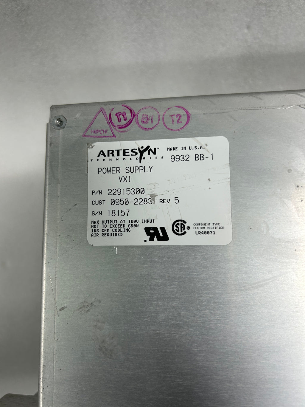 ARTESYN 22915300