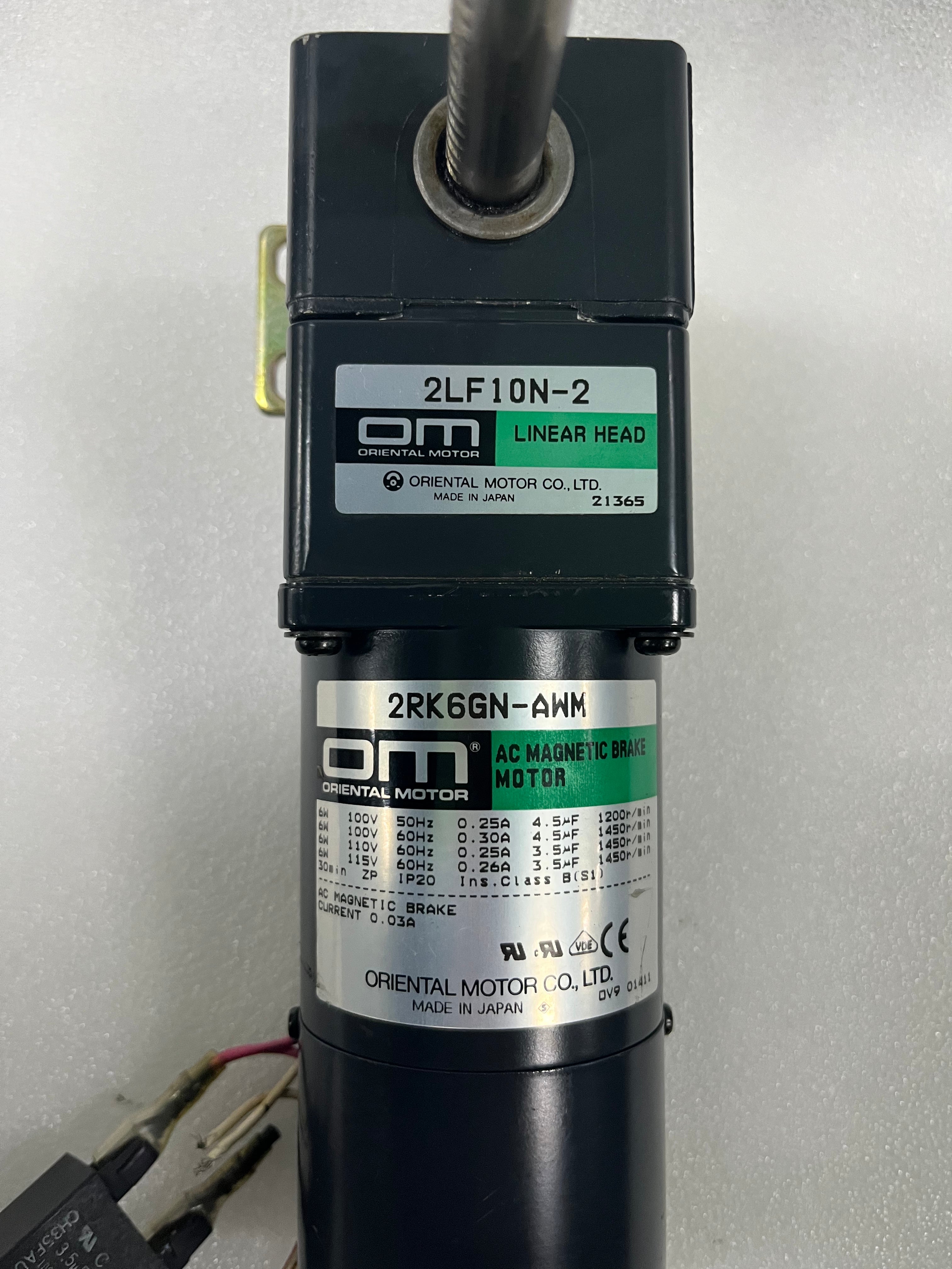 Oriental Motor 2RK6GN-AWM + 2LF10N-2