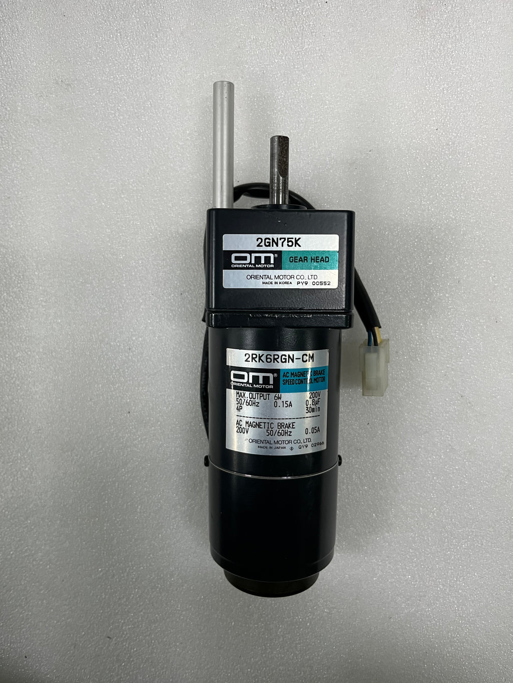 Oriental Motor 2RK6RGN-CM + 2GN75K