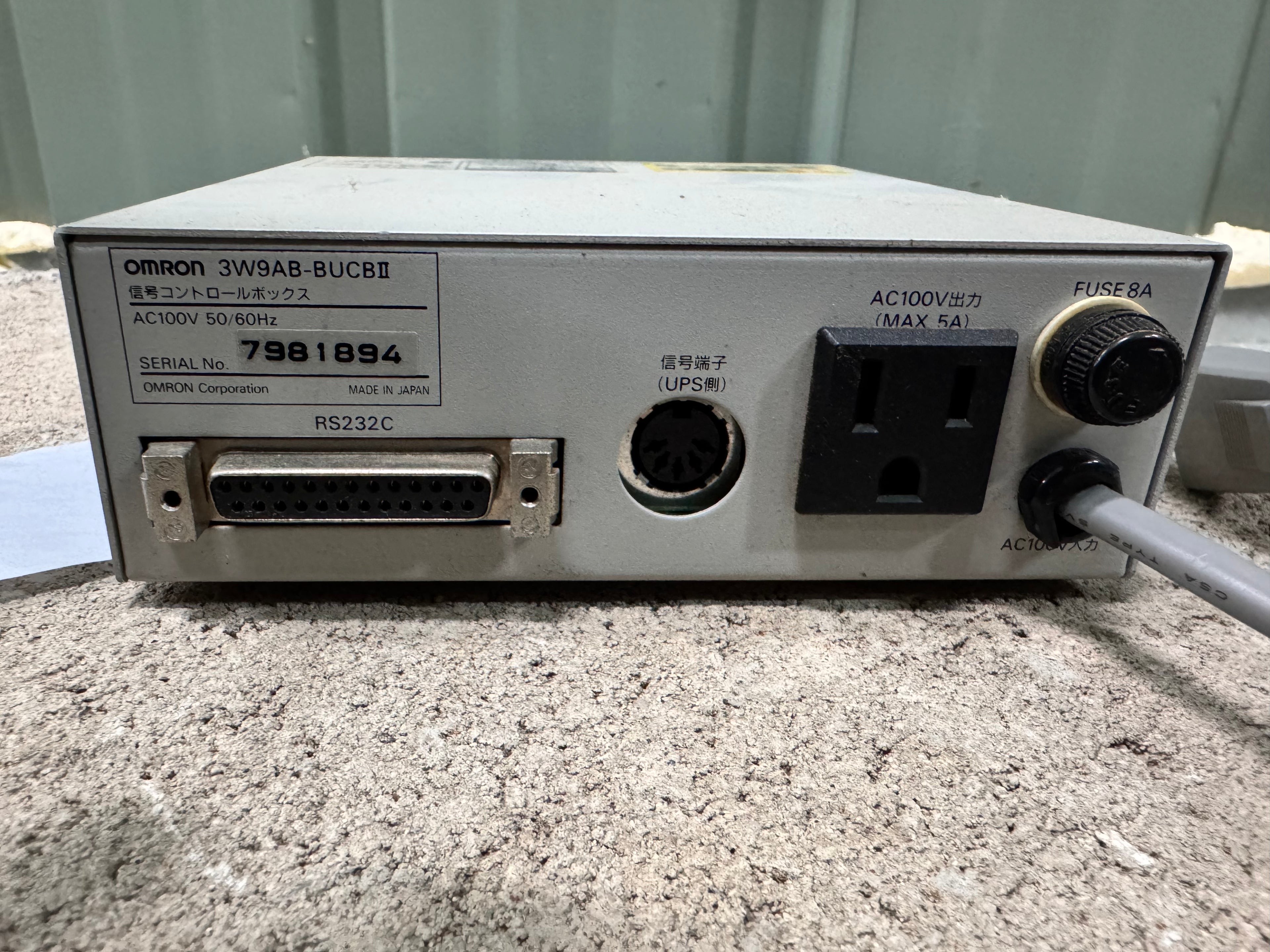 Omron 3W9AB-BUCB II