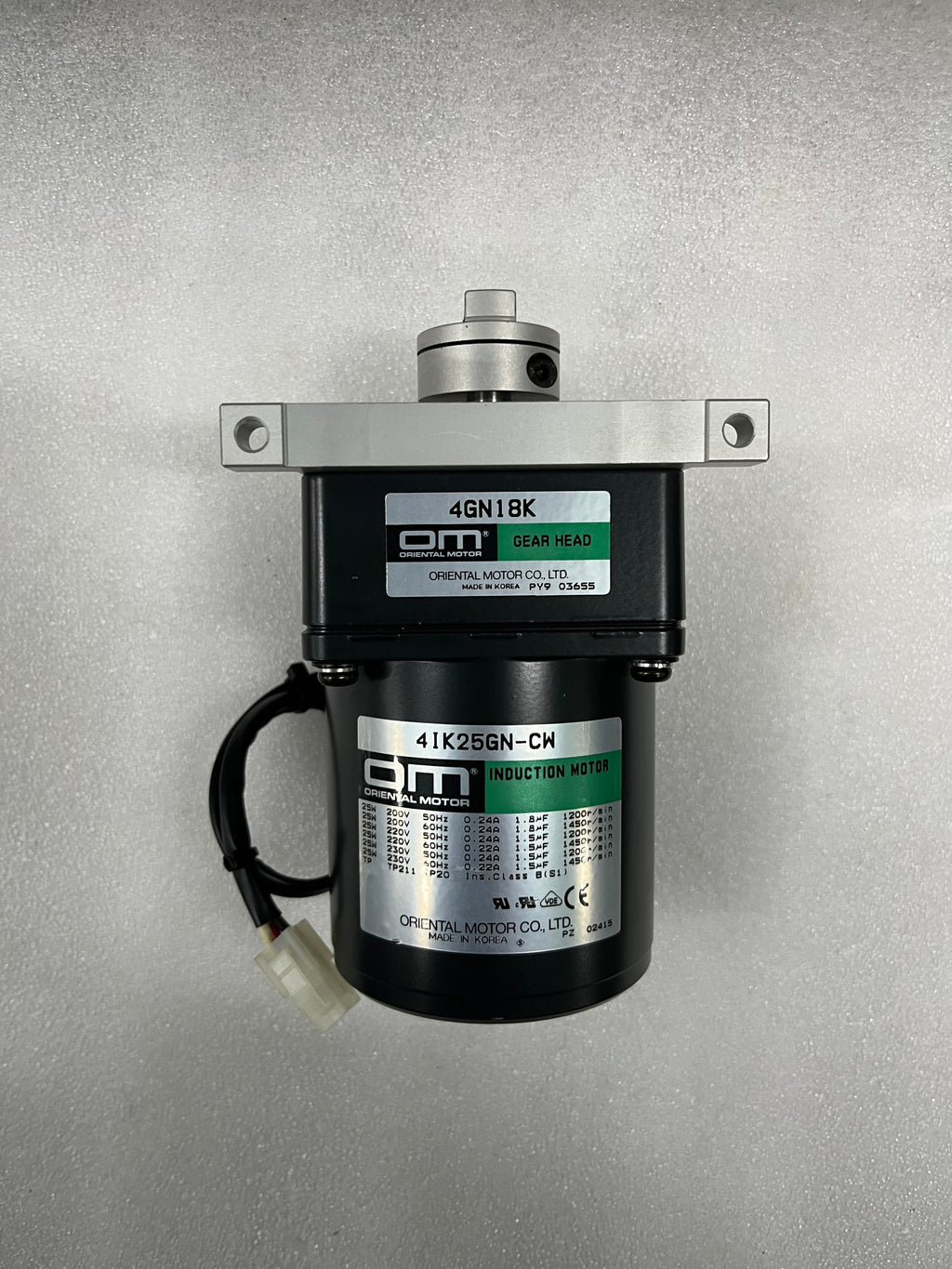 Oriental Motor 41K25GN-CW + 4GN18K