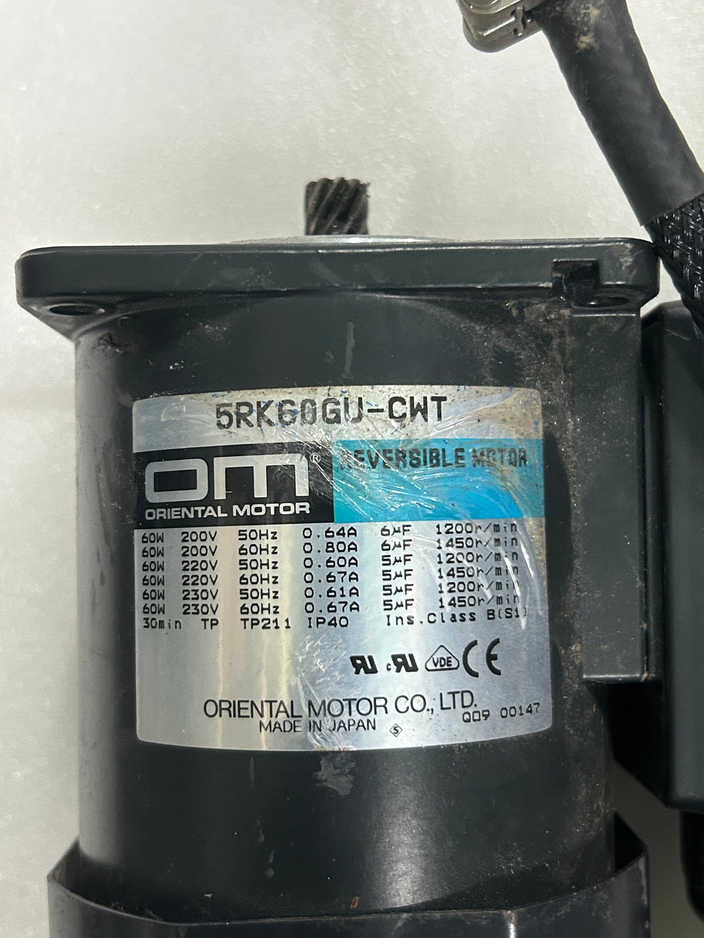 Oriental Motor 5RK60GU-CWT