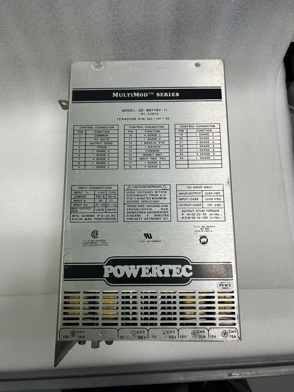 Powertec 6D-BBYYBV-11
