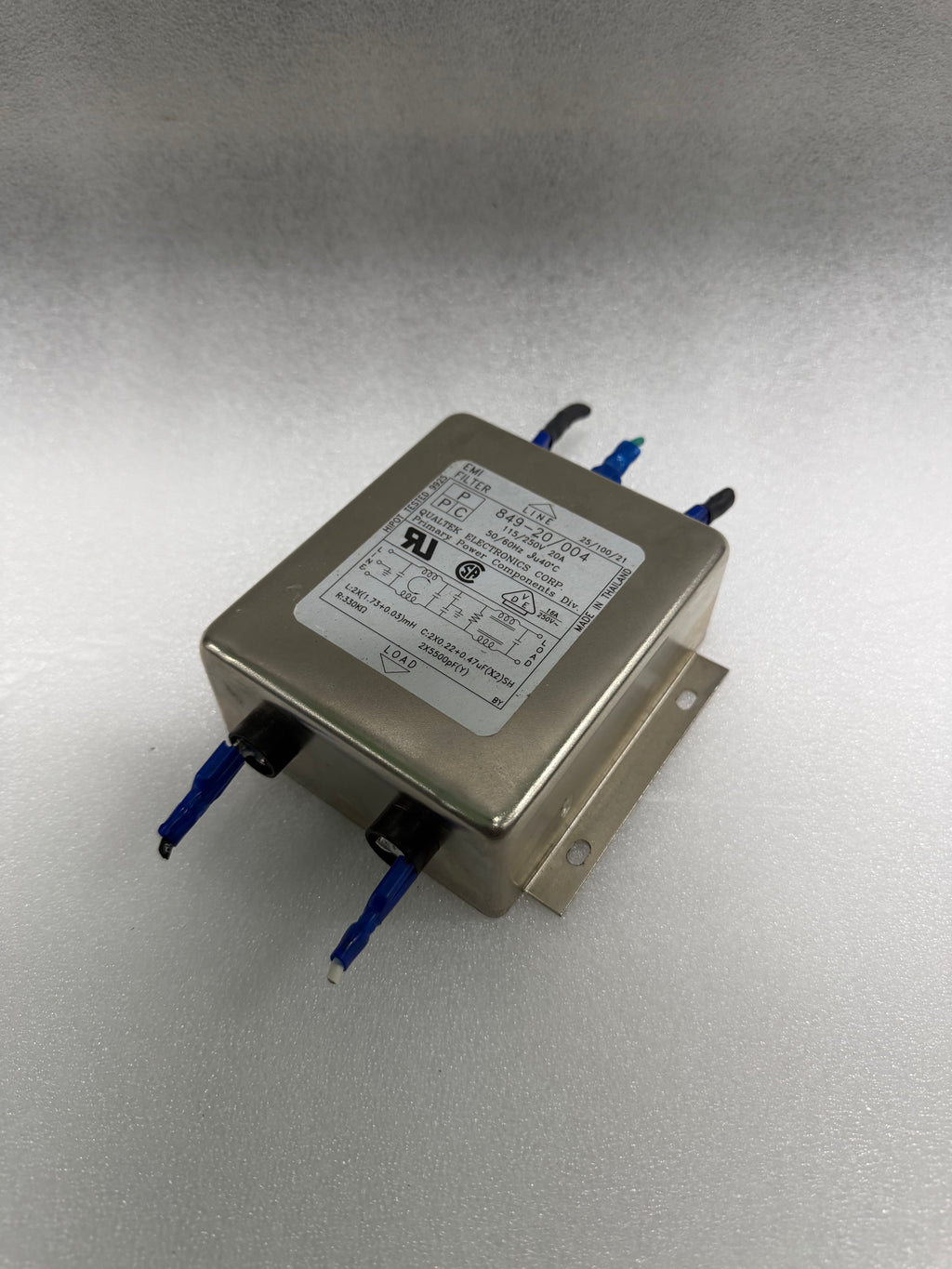 QUALTEK ELECTRONICS 849-20/004