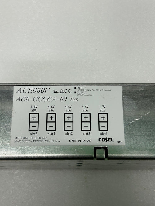 Cosel ACE650F AC6-CCCCA-00 XYD