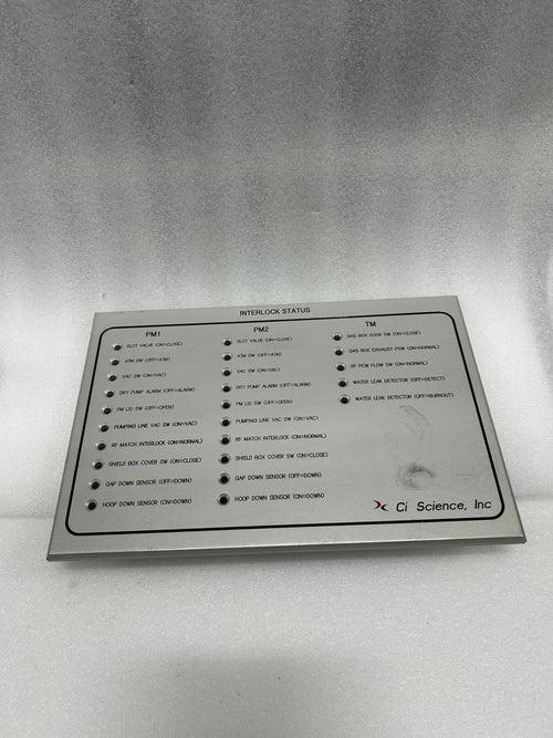 Ci Science Interlock Status Panel