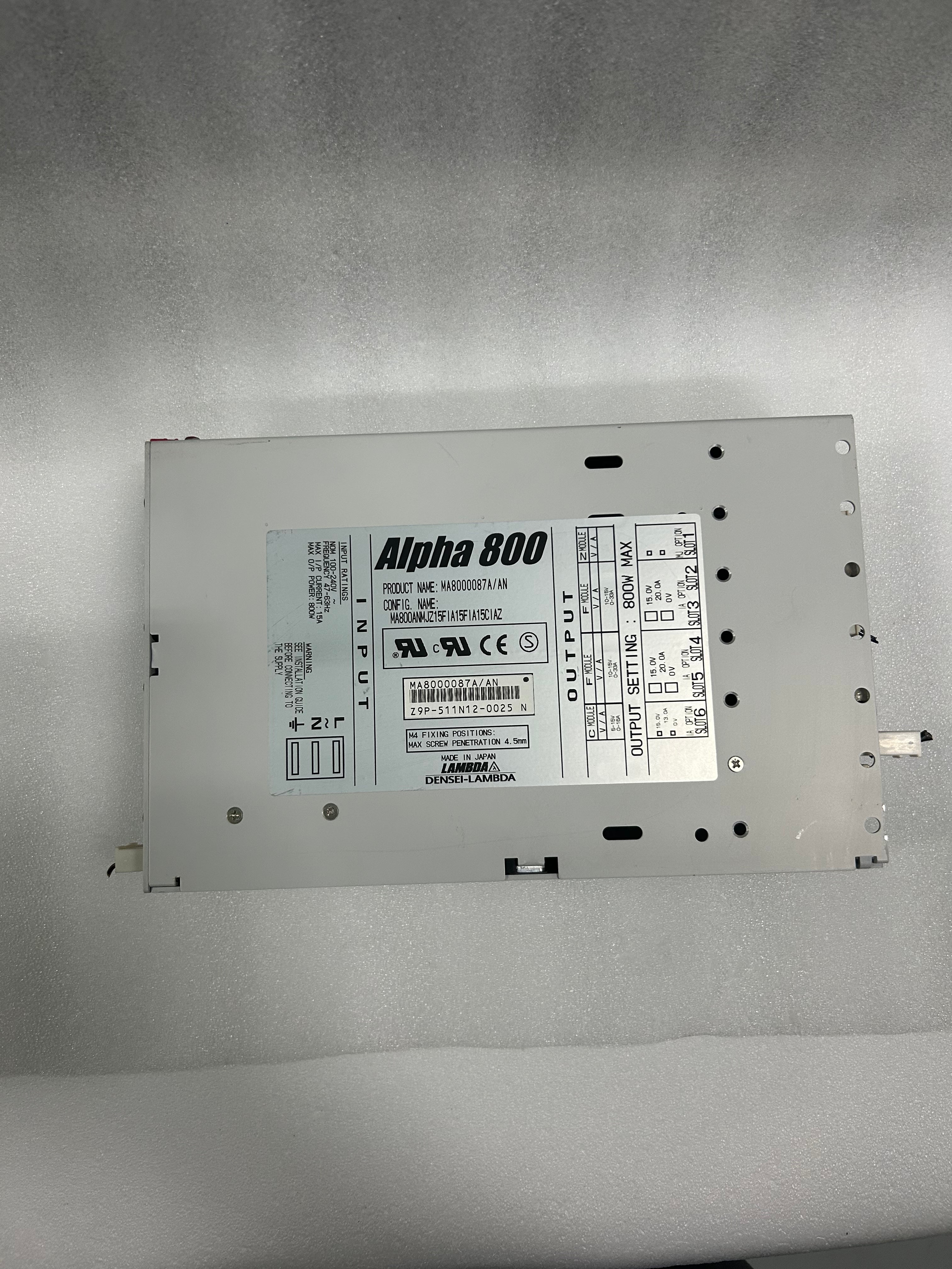 DENSEI-LAMBDA MA8000087A/AN
