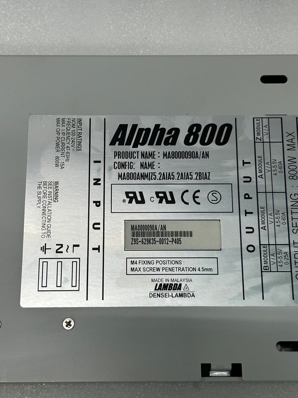 DENSEI-LAMBDA MA8000090A/AN