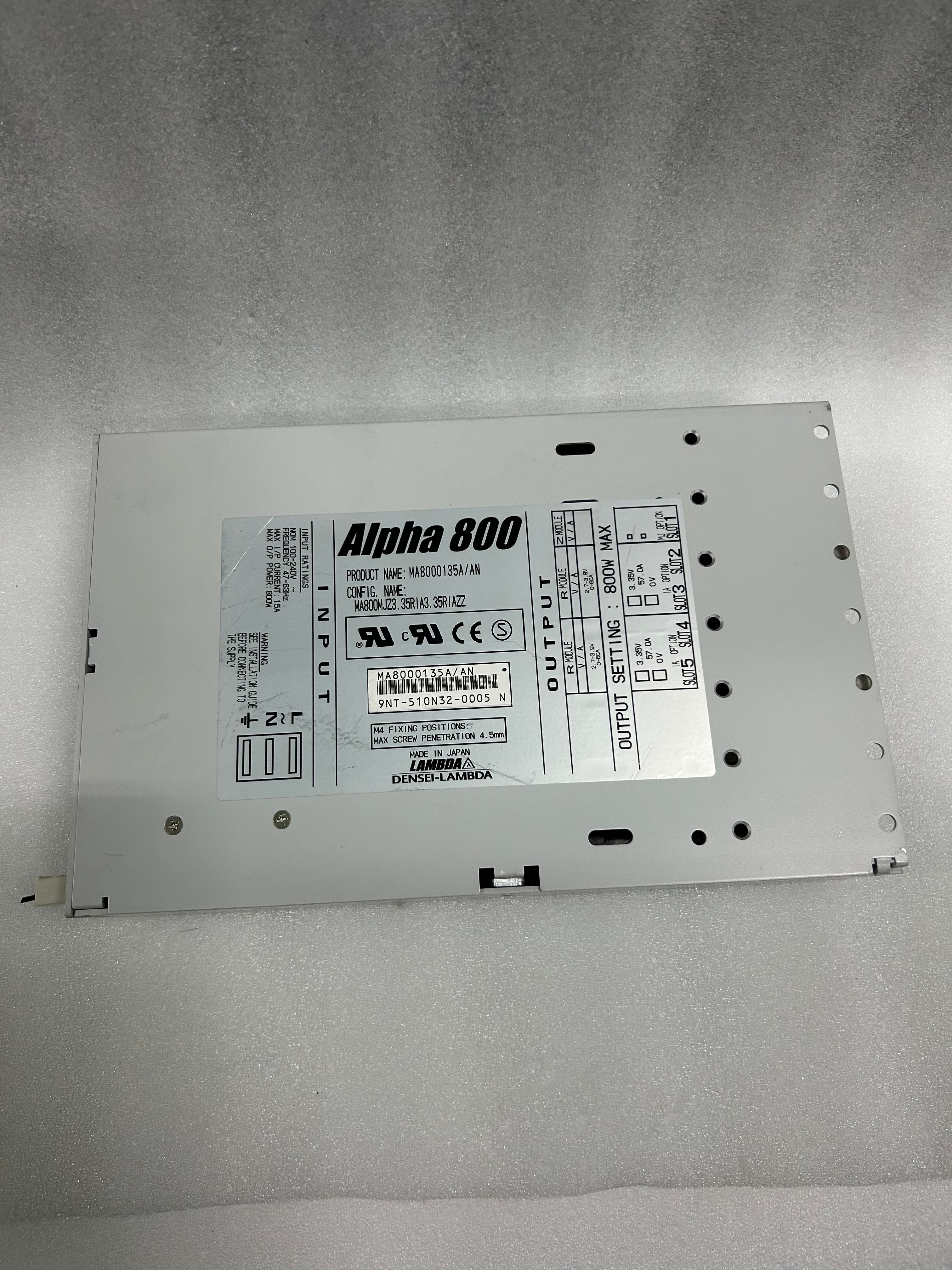 DENSEI-LAMBDA MA8000135A/AN