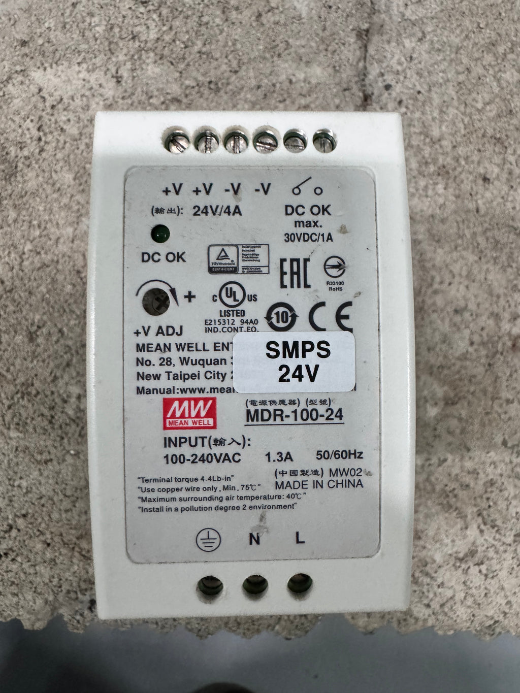 MEAN WELL MDR-100-24
