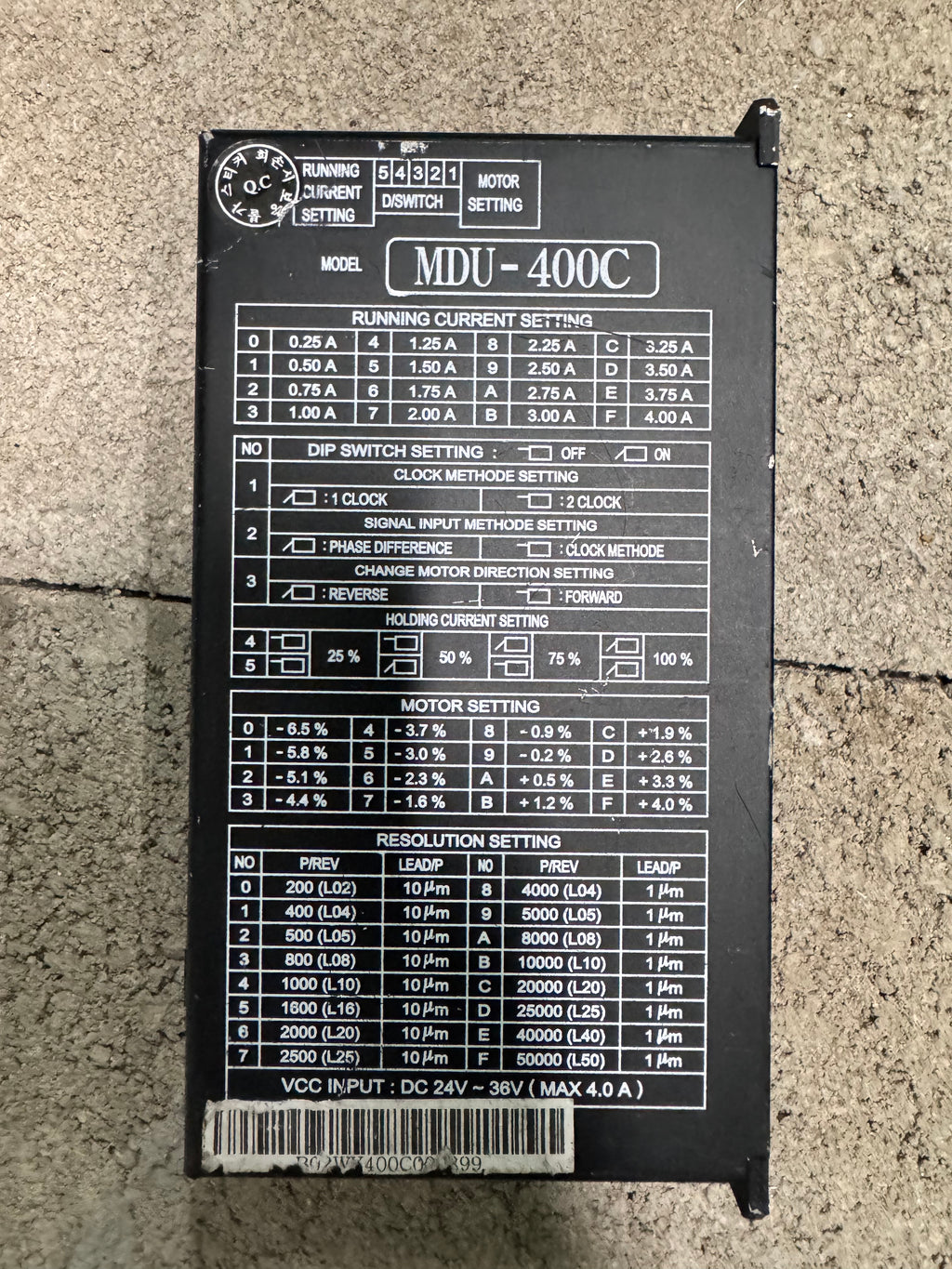 MITECHNO MDU-400C