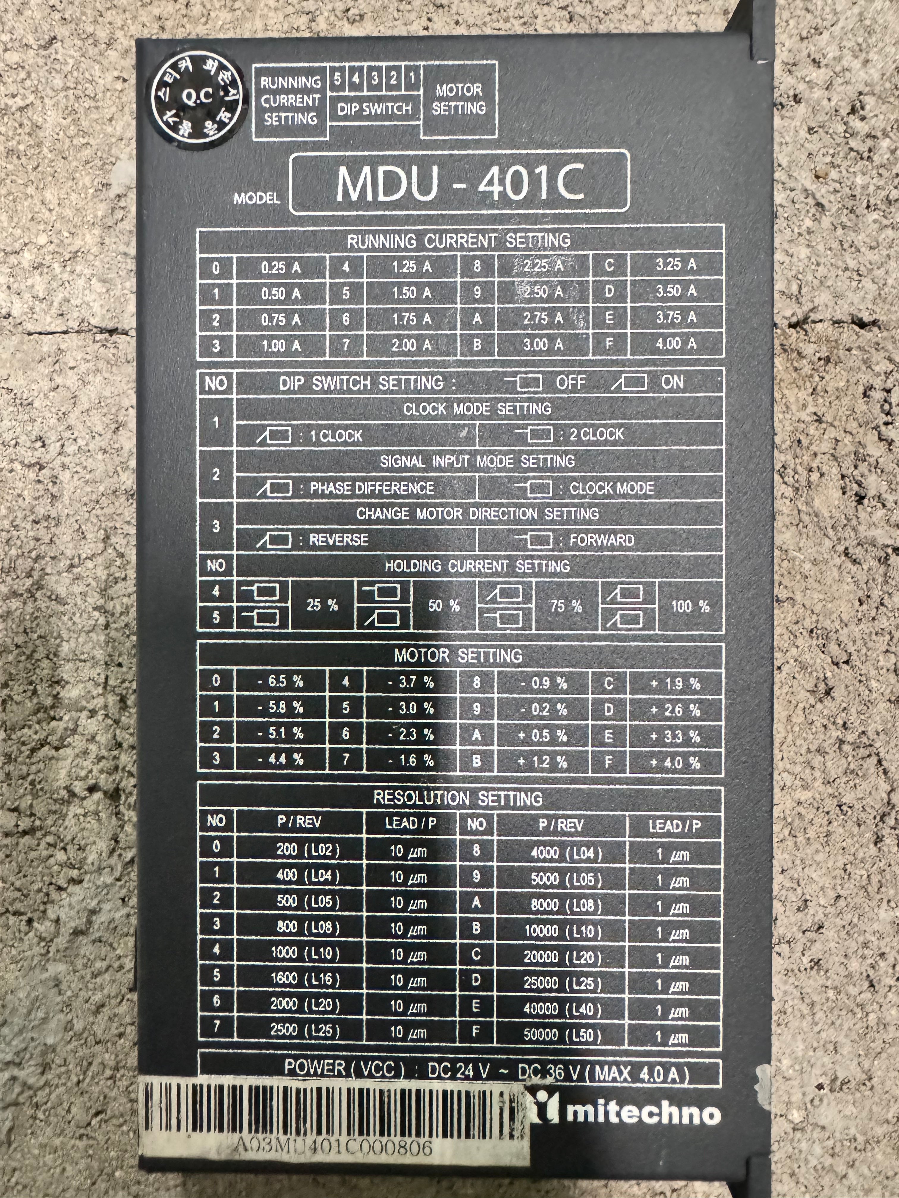 MITECHNO MDU-401C