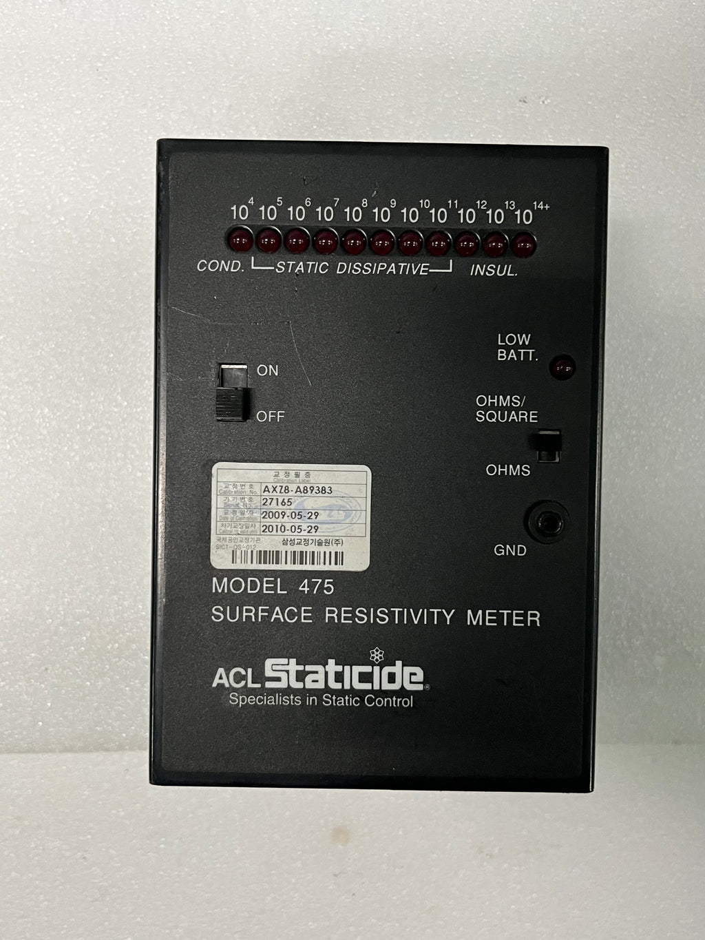 ACL-STATICIDE MODEL 475