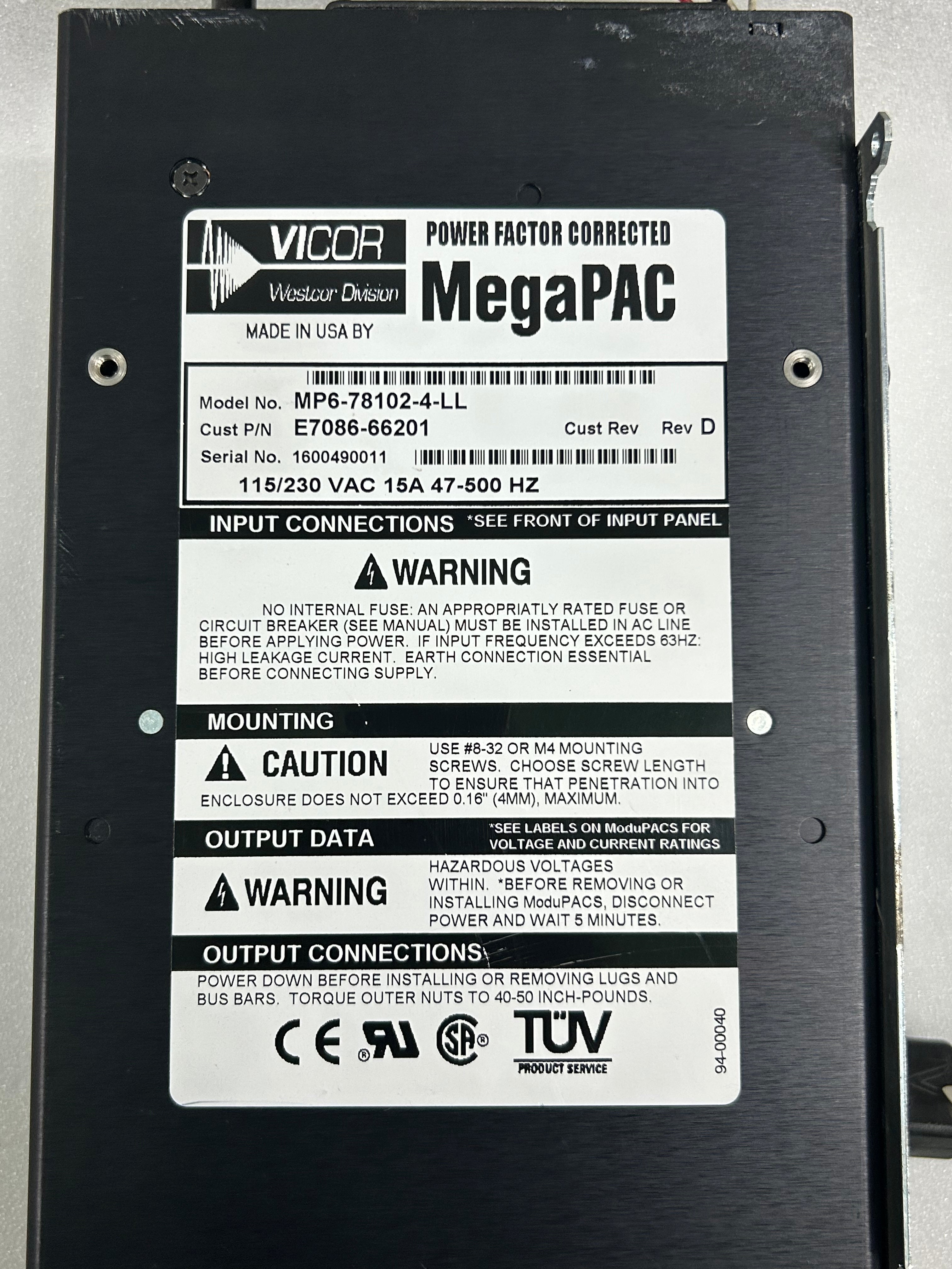 VICOR MP6-71802-4-LL