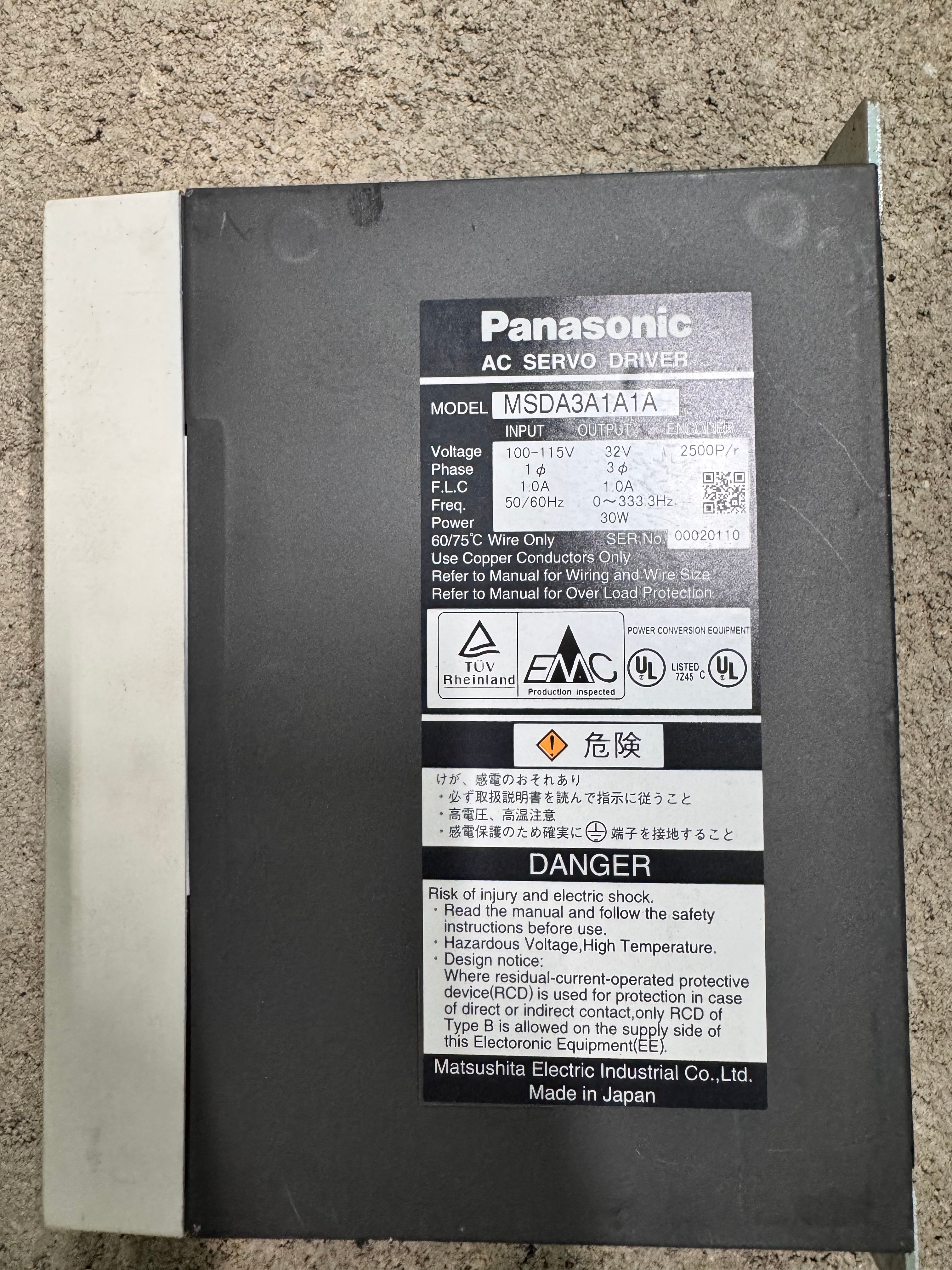 Panasonic MSDA3A1A1A