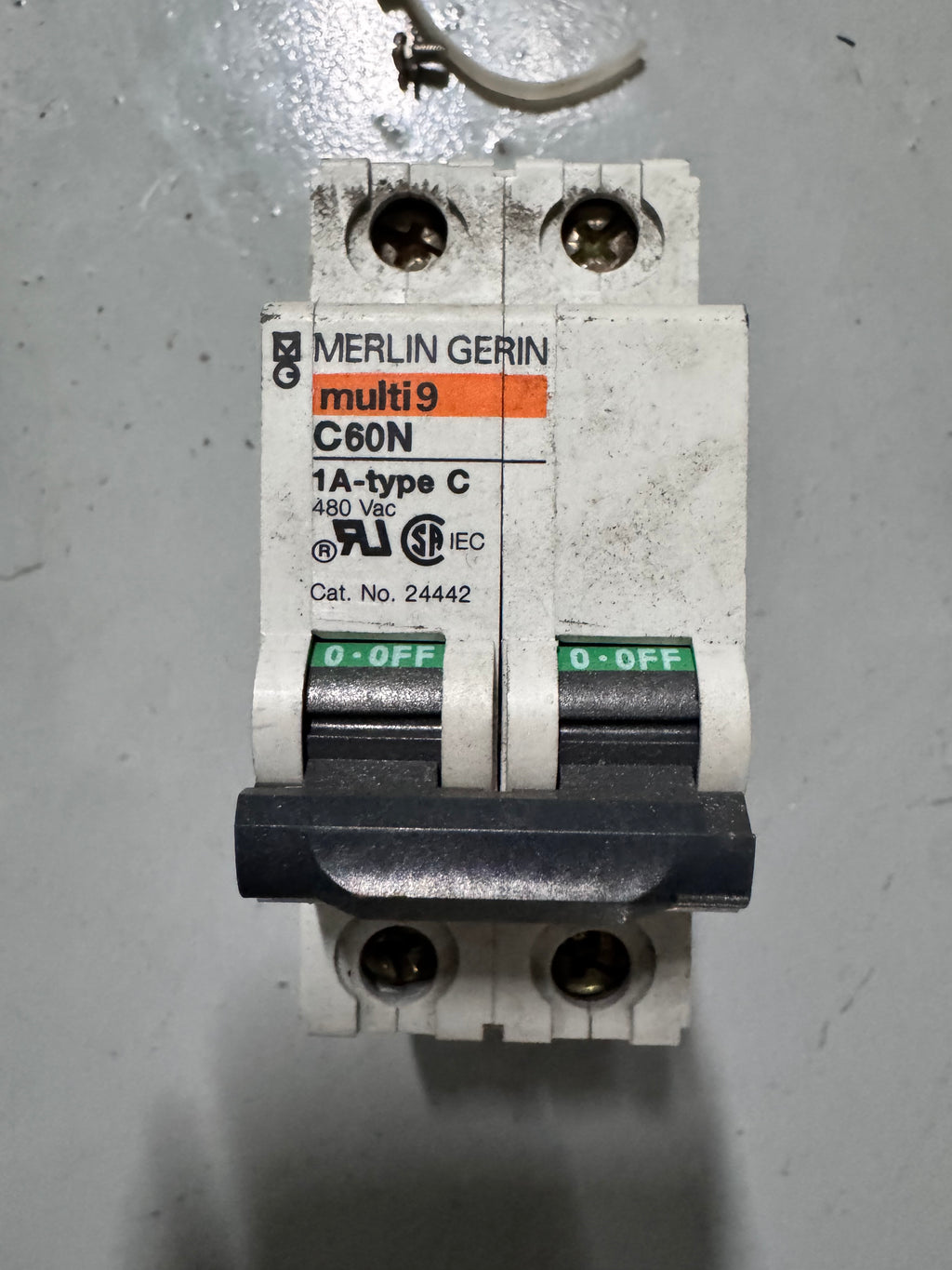 Merlin Gerin Multi9 C60N 1A-type C 480VAC
