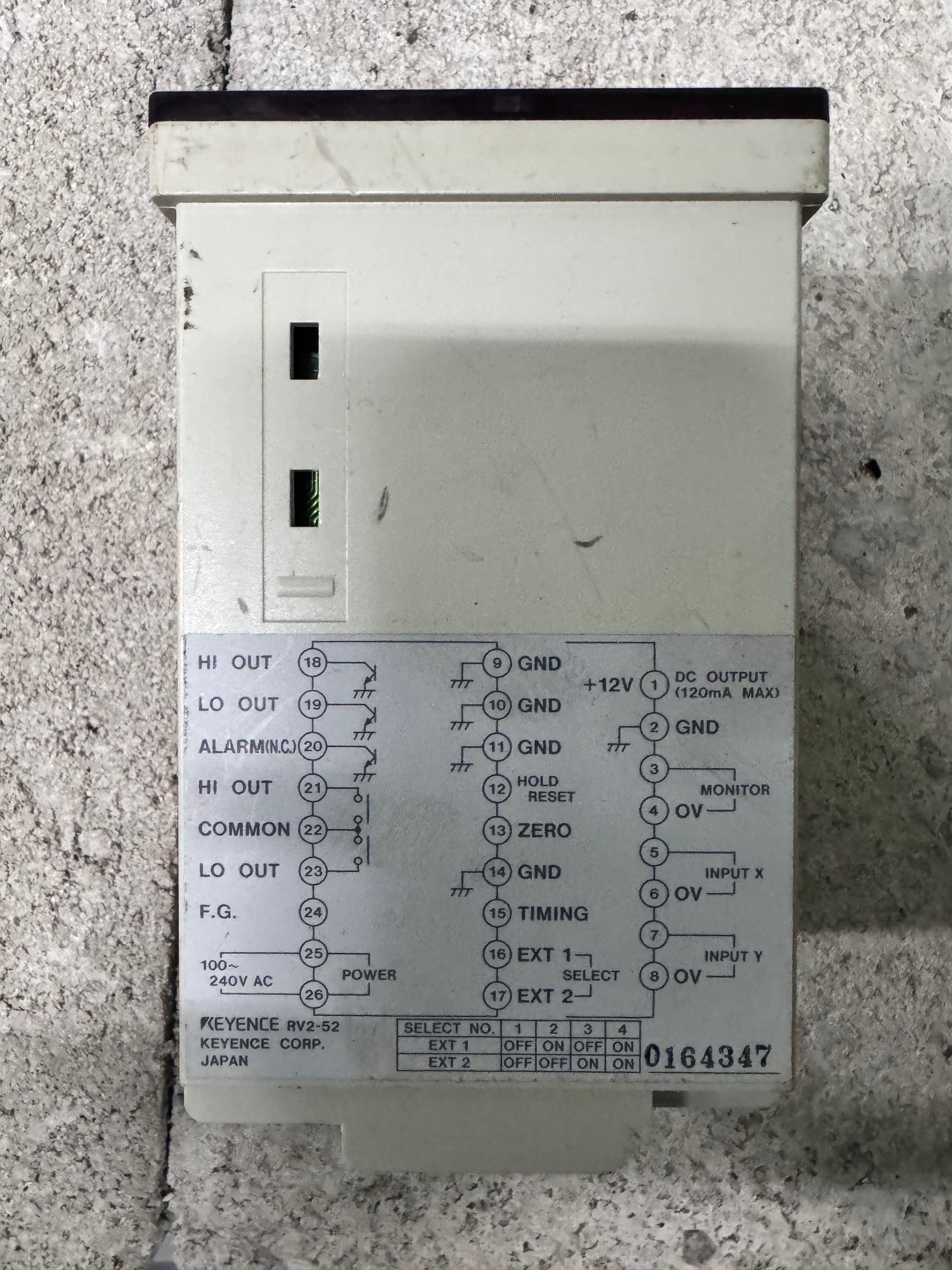 Keyence RV2-52