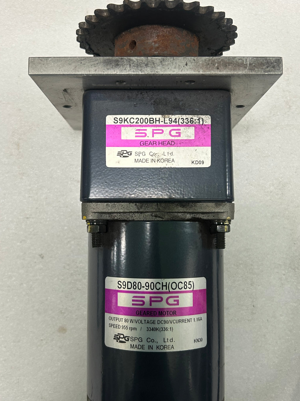 SPG S9D80-90CH(OC85) + S9KC200BH-L94(336:1)