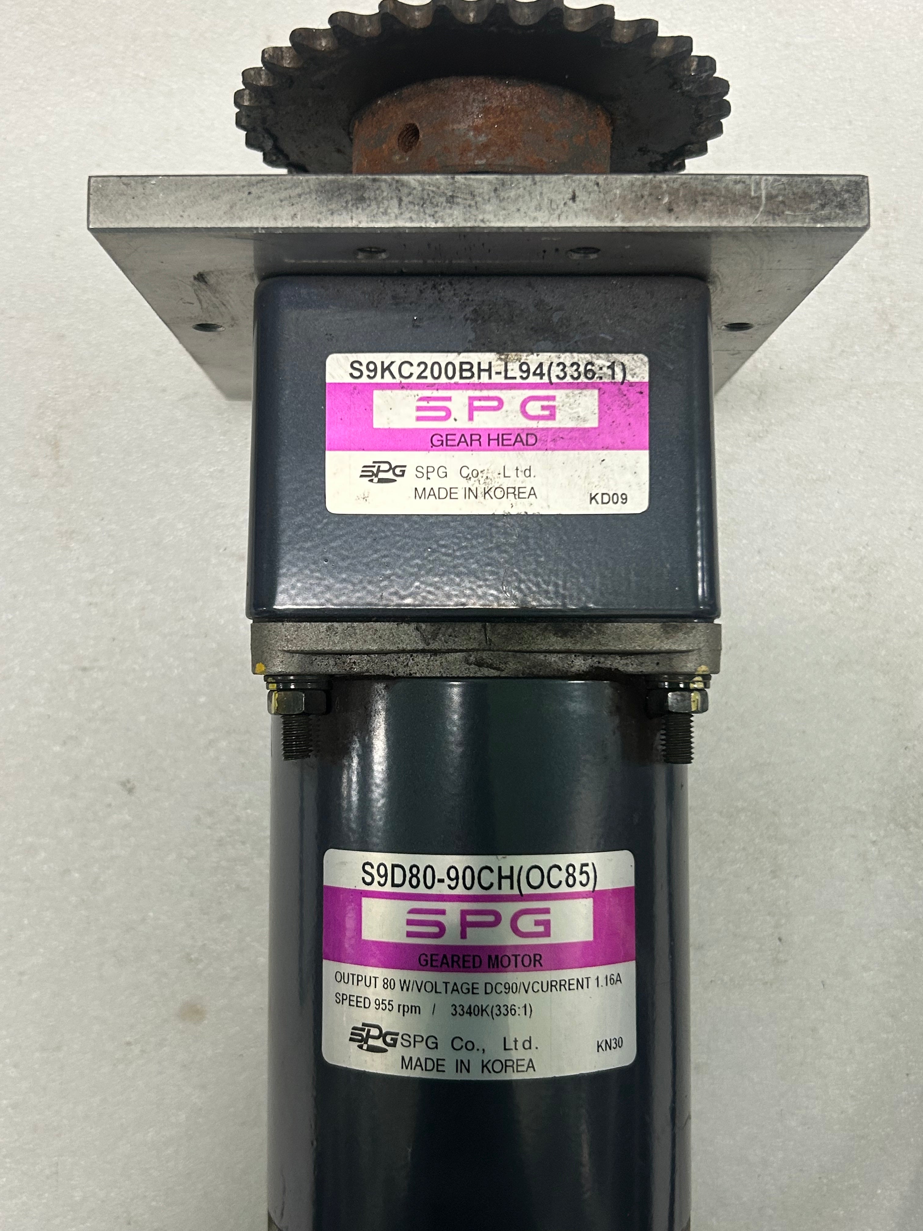 SPG S9D80-90CH(OC85) + S9KC200BH-L94(336:1)