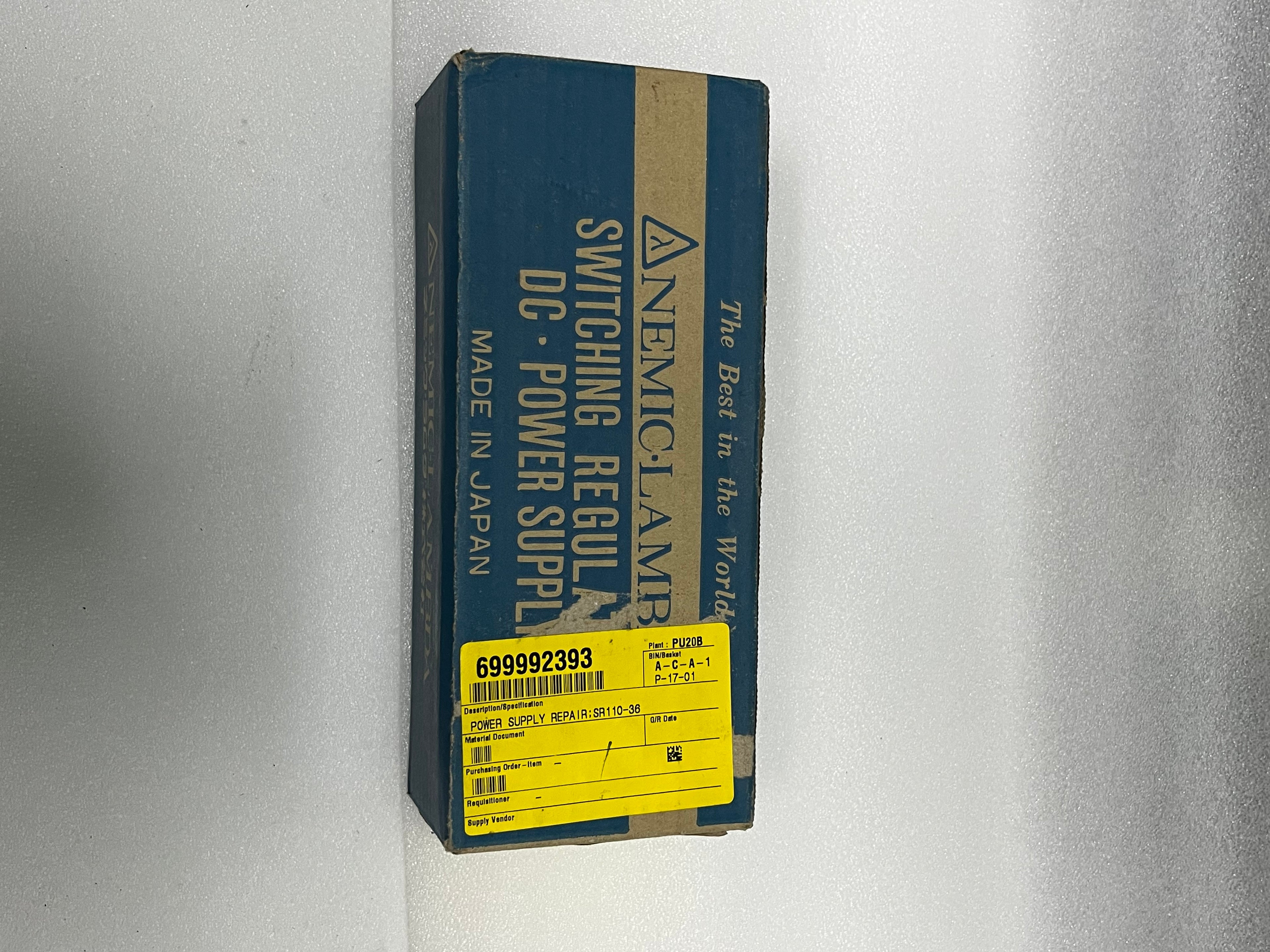 NEMIC-LAMBDA SR110-36 New Open Box