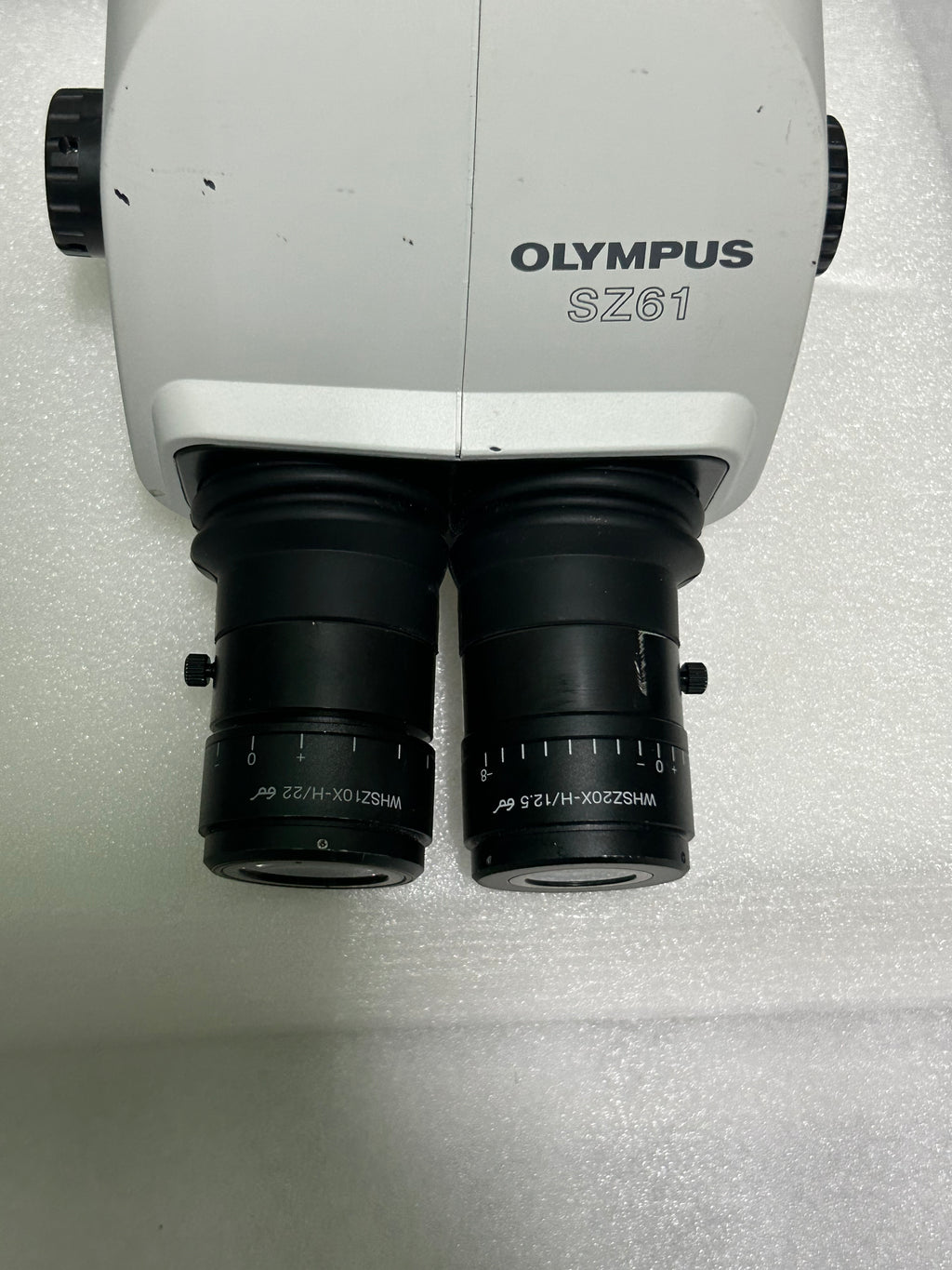 Olympus SZ61 + WHSZ20X-H/12.5 + WHSZ10X-H/22
