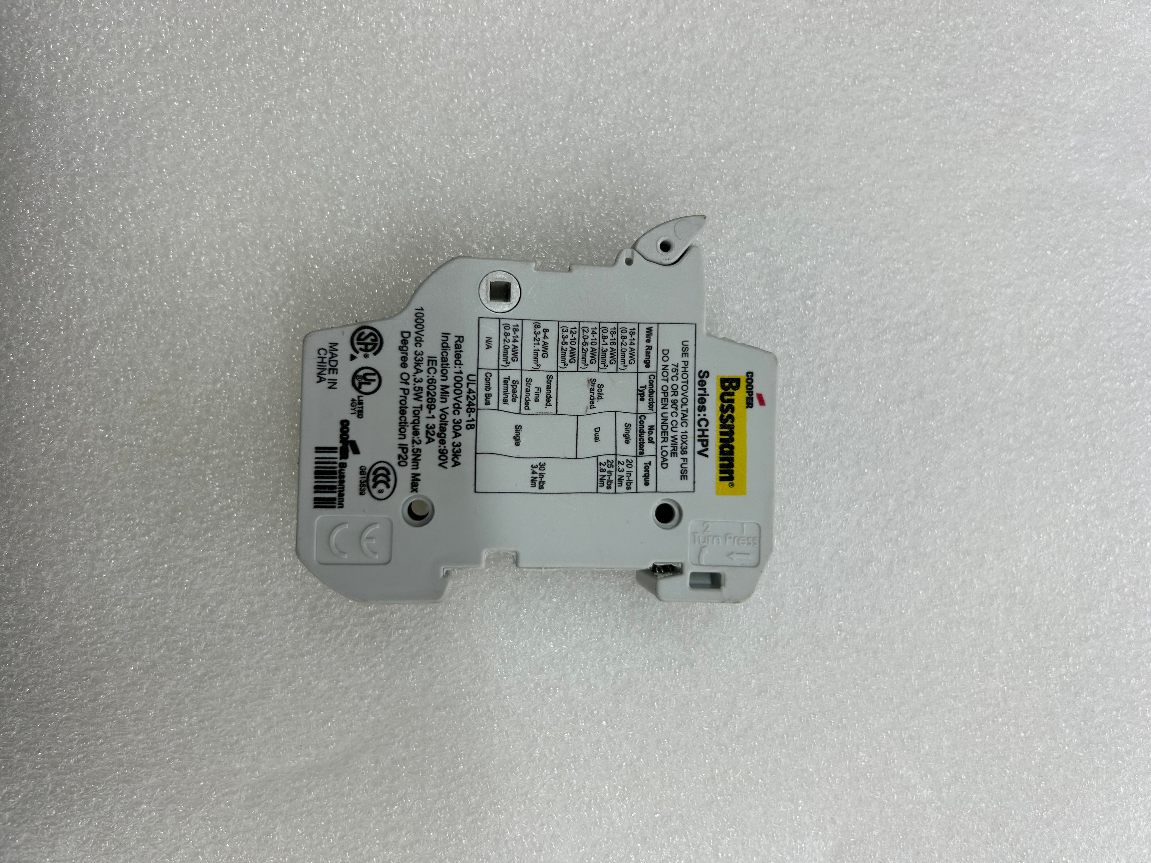 Cooper Bussmann UL4248-18