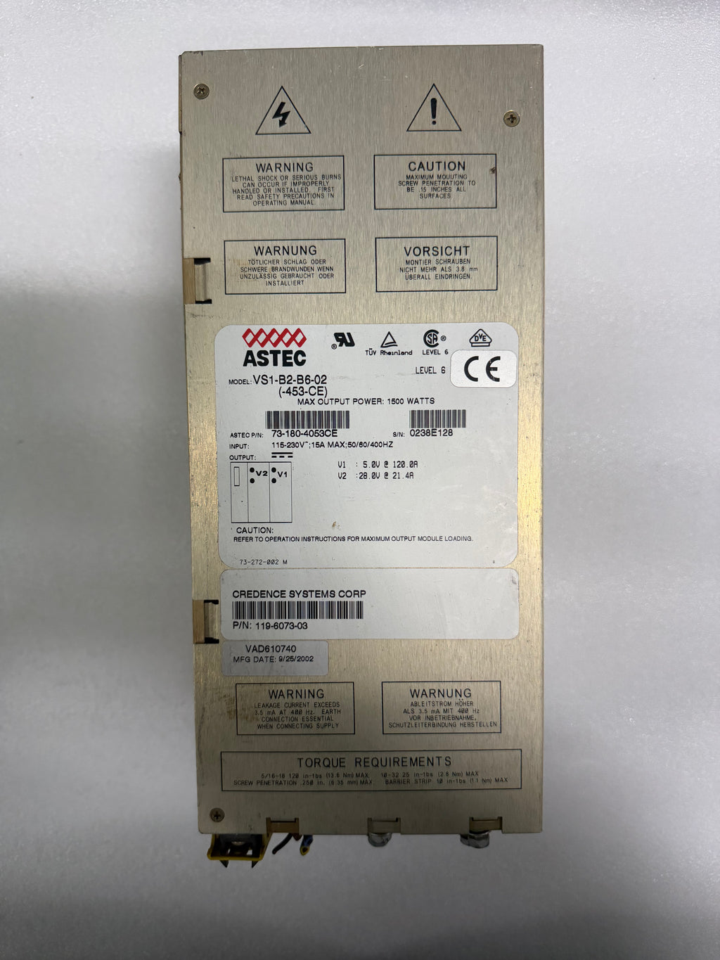 ASTEC VS1-B2-B6-02(-453-CE)